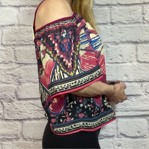 NWT Flying Tomato cold shoulder blouse - Picture 2 of 7